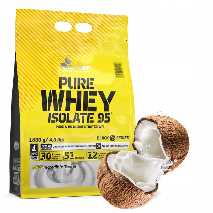 OLIMP PURE WHEY ISOLATE 95 600g IZOLAT BIAŁKA ODŻYWKA BIAŁKOWA WPI