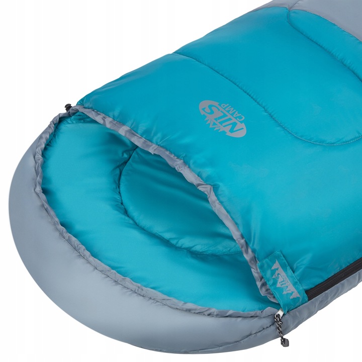 Trwały śpiwór turystyczny na camping biwak pod namiot z kompresją Nils