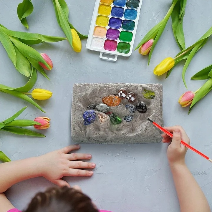 WYKOPALISKA KOPALNIA KRYSZTAŁÓW DIAMENTÓW ZABAWKA ARCHEOLOG ARCHEOLOGICZNE