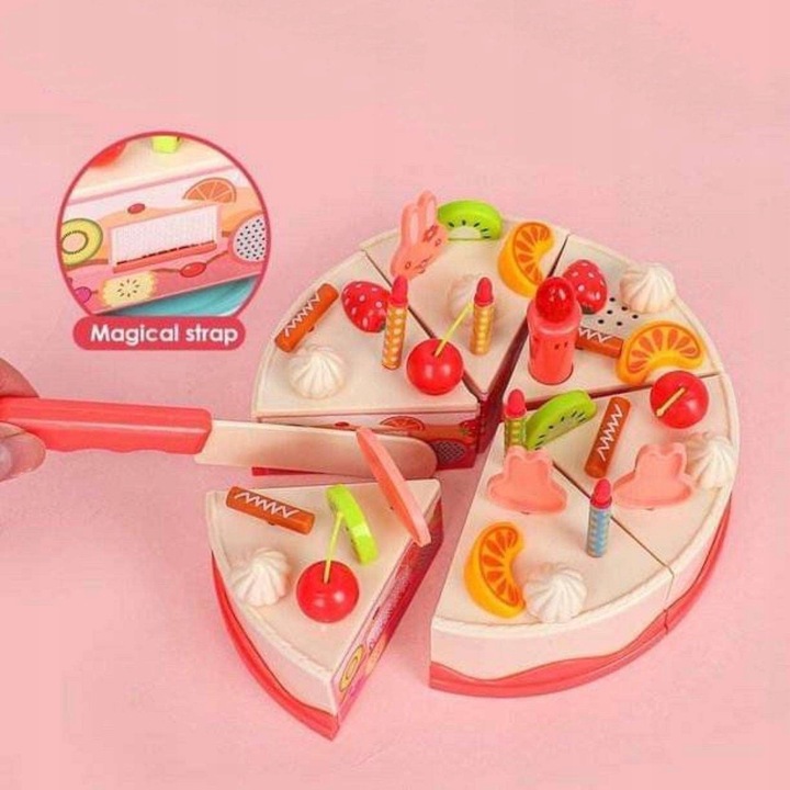 Tort do krojenia urodzinowy kuchnia światła rzepy dźwięki masterchef