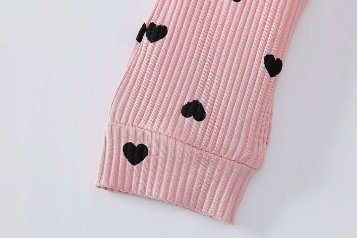 KOMPLET BODY W SERDUSZKA DLA DZIEWCZYNKI 62