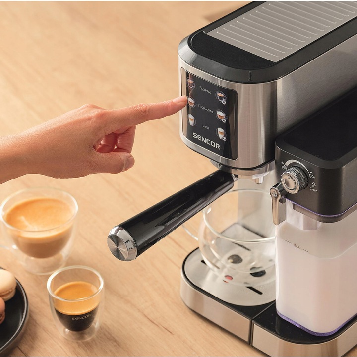 Automatyczny Ekspres Ciśnieniowy Sencor SES 4910SS Wyświetlacz One Touch