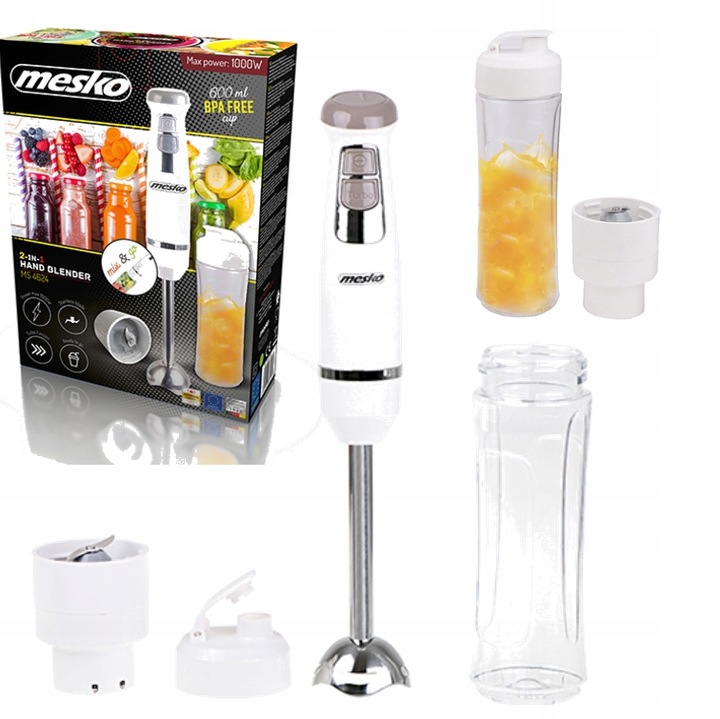 Blender ręczny 2in1 Mesko MS 4624 1000W