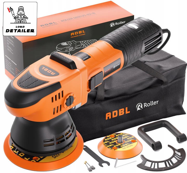 ADBL Roller D09125-02 Maszyna Polerska Polerka skok 9 mm Dual Action DA