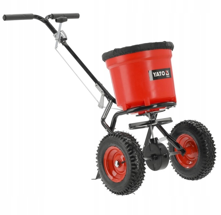 SIEWNIK/ROZRZUTNIK OGRODOWY DO NAWOZU, PIASKU, NASION, ROTACYJNY 25 KG 23 L