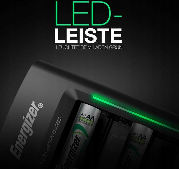 Ładowarka Energizer Universal R3 R6 R14 R20 9V + 2x Akumulatorki D 2500mAh