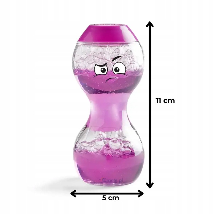 Tuby sensoryczne Wyraź swoje uczucia butelki emocje zestaw 4 szt. część 2