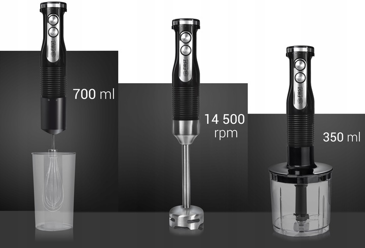 Blender Rozdrabniacz Trzepaczka 3w1 First Austria