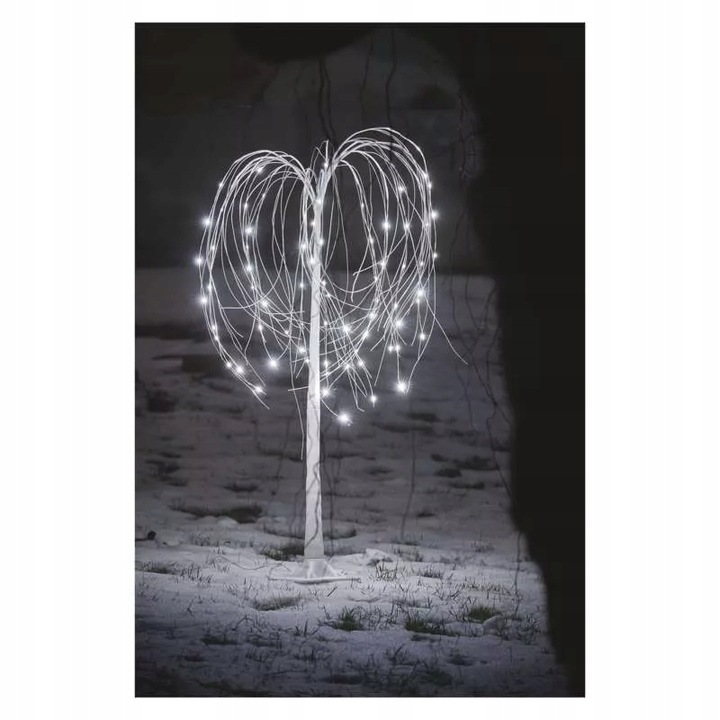 Dekoracje - 72 LED, drzewko 120 cm, zimna biel, IP44, timer EMOS DCTC04