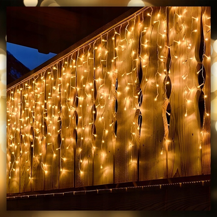 SOPLE LAMPKI CHOINKOWE ŚWIATEŁKA 300 LED 14,5M GRUBY KABEL FLASH ZEWNĘTRZNE