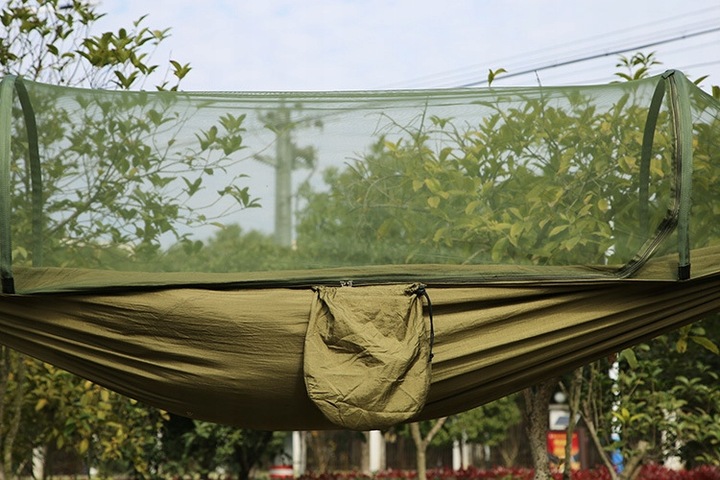 Hamak dwuosobowy HAMAK Z MOSKITIERĄ BIWAK (H016)