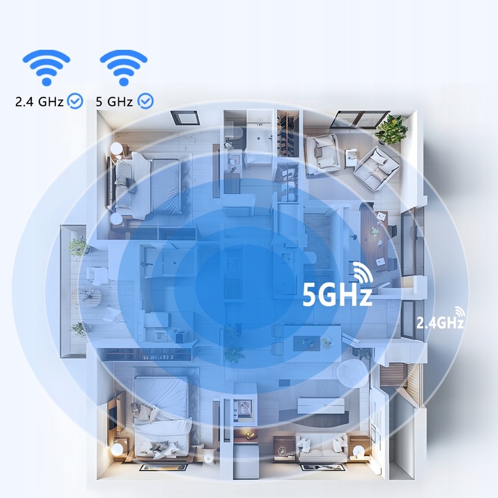 ZEWNĘTRZNA OBROTOWA KAMERA IP 3MP 2K WIFI6 2.4G&5G A-1008