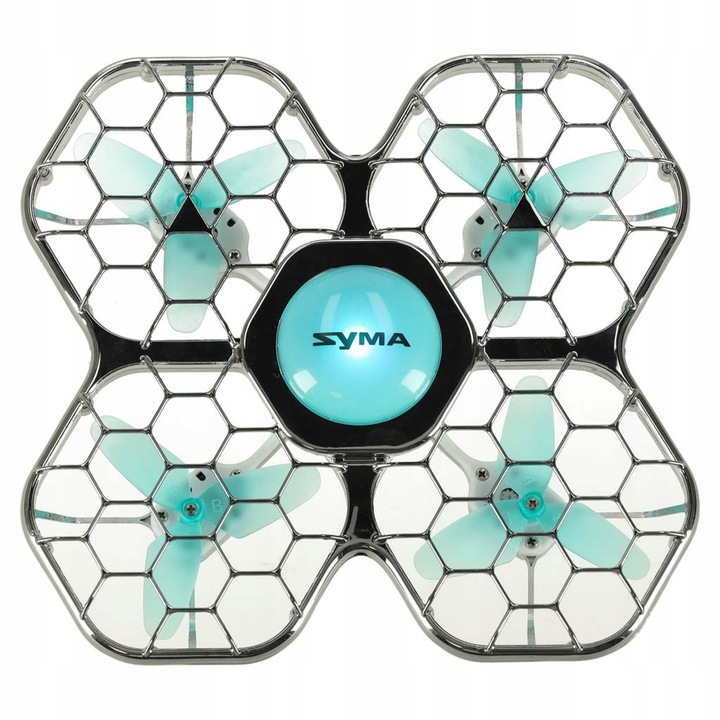 DRON RC SYMA X26 PRO - AKROBACJE LED WIFI ZAWIS - UNIKA PRZESZKODY DUŻY AKU