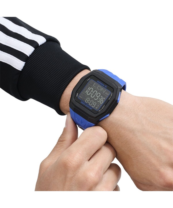 Adidas Męskie Zegarek AOST24565 Niebieski