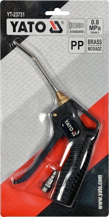 PISTOLET PNEUMATYCZNY YATO DO PRZEDMUCHIWANIA 1/4'' 110mm