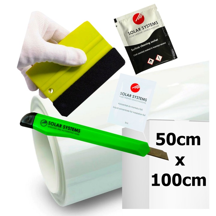 Folia Ochronna PPF Ultrashield Gloss Bezbarwna Do Lamp Zderzaków 50x100cm