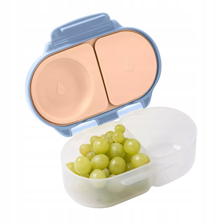 Snackbox Lunchbox MINI Szkolny pojemnik na przekąski Feeling Peachy b.box