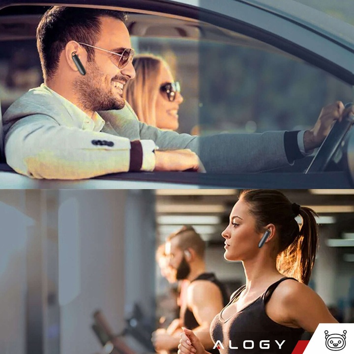 Słuchawka Bluetooth 5.1 Bezprzewodowa mikrofon Zestaw Słuchawkowy do rozmów