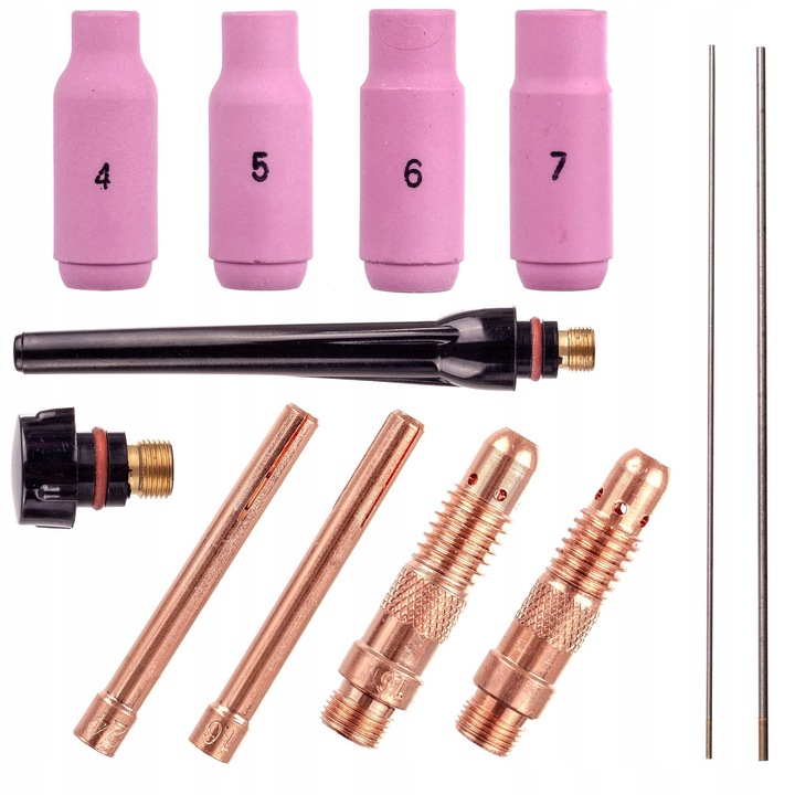 Uchwyt Spawalniczy TIG LIFT FLEX 4m Zaworek Giętki Palnik Wtyk 9mm Przegub