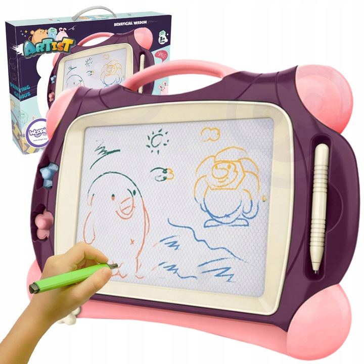 ZNIKOPIS TABLICA MAGNETYCZNA DO NAUKI PISANIA RYSOWANIA MALOWANIA WOOPIE