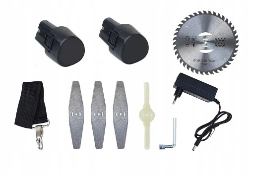 PODKASZARKA AKUMULATOROWA 21V 2xAKU + ZESTAW XXL