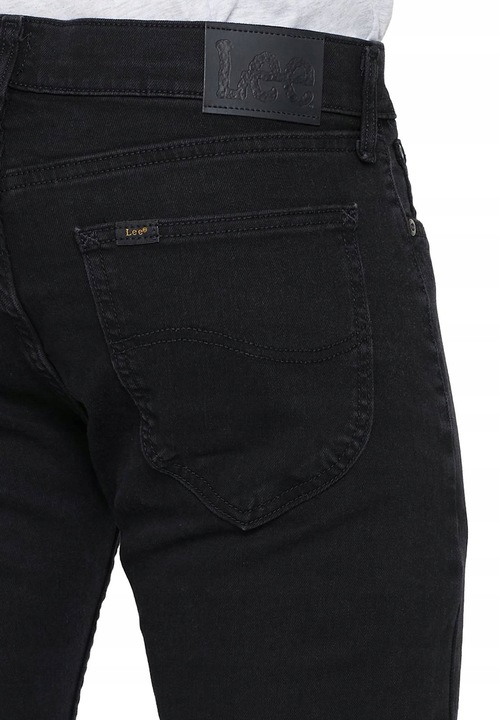 LEE LEGENDARY SLIM BLACK OVERDYE L76ATMQO 28/34
