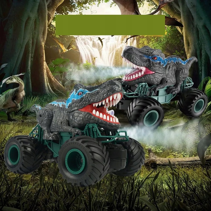 ZDALNIE STEROWANY SAMOCHÓD RC, SAMOCHÓD RC CAR MONSTER TRUCK DINOZAURY