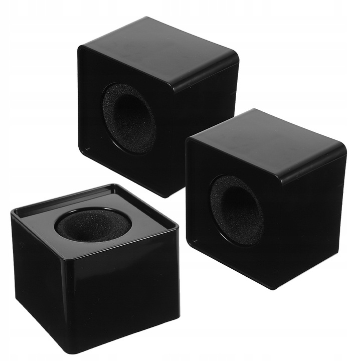 MIKROFON FLAGA KOSTKA STACJA MIKROFONOWA PRZENOŚNE LOGO