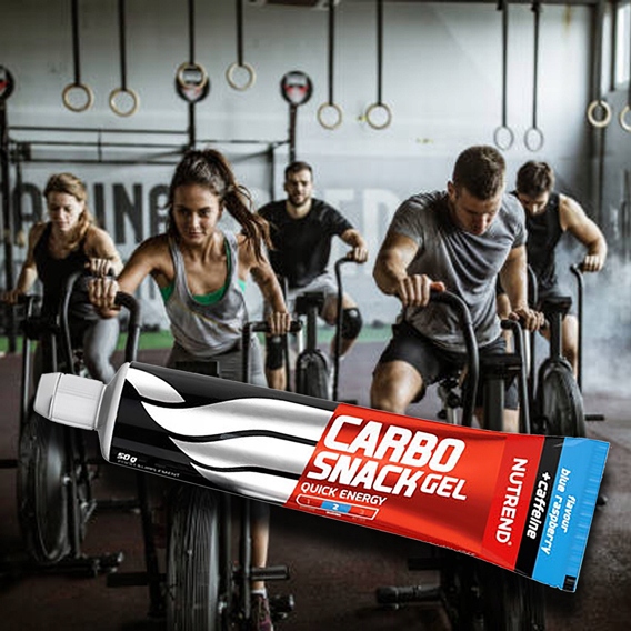 NUTREND CARBOSNACK 12x50 g TUBKA ŻEL ENEGETYCZNY