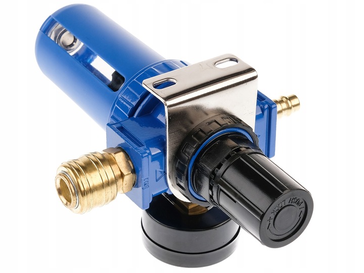 REDUKTOR CIŚNIENIA FILTR POWIETRZA ODWADNIACZ REGULATOR 1/2 10BAR KOMPRESOR