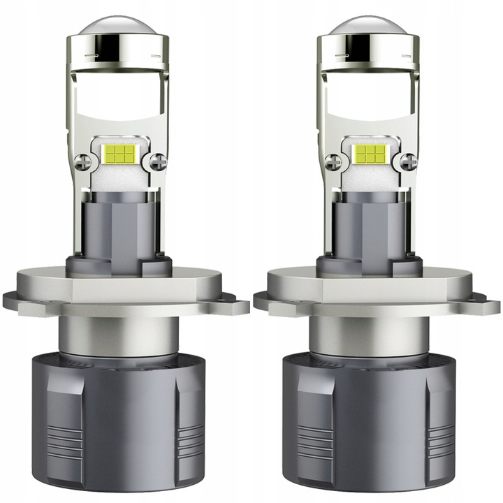 ŻARÓWKI LED H4 30000lm RETRIFY S&D PROJECTOR 100% IDEALNE ODCIĘCIE SOCZEWKA