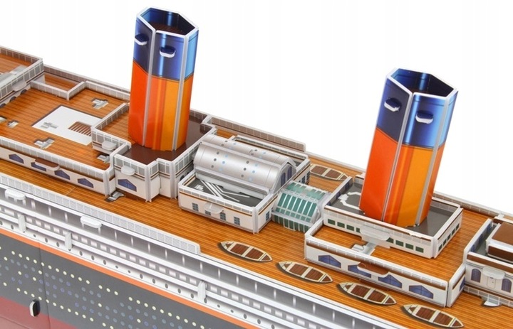 Puzzle Przestrzenne 3D Titanic Duży Okręt Statek 116 Elementów 81 cm