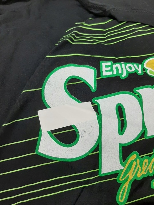 BOOHOO T-SHIRT MĘSKI CZARNY BAWEŁNA PRINT XL