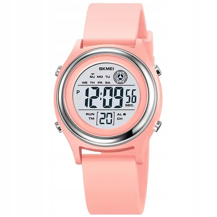 Zegarek damski elektroniczny pasek czytelna tarcza wiele funkcji