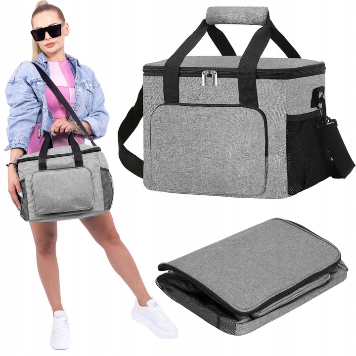 TORBA TERMICZNA ŚNIADANIOWA IZOLACYJNA NA JEDZENIE PIKNIK PLAŻĘ LUNCH BOX