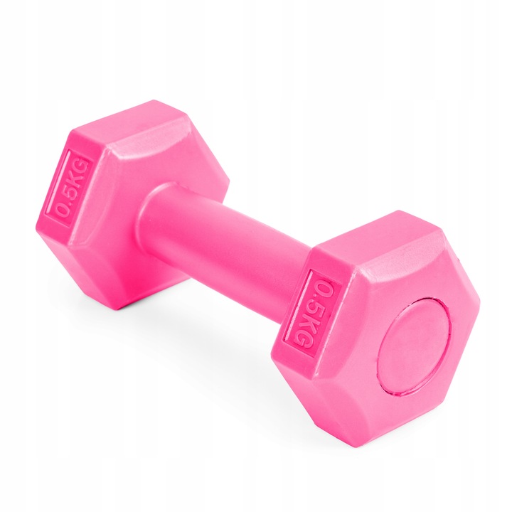HANTELKI DLA KOBIET HANTLE 1kg CIĘŻARKI 2x 0,5kg ZESTAW HANTLI DO ĆWICZEŃ