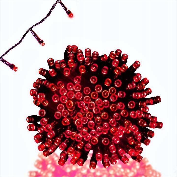 Lampki Choinkowe LED 500 Czerwone 38 m Zewnętrzne Wewnętrzne IP44