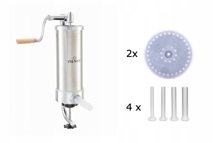 NADZIEWARKA MASZYNKA 3KG 2X TŁOK SZPRYCA DO KIEŁBAS NAPYCHARKA NABIJARKA