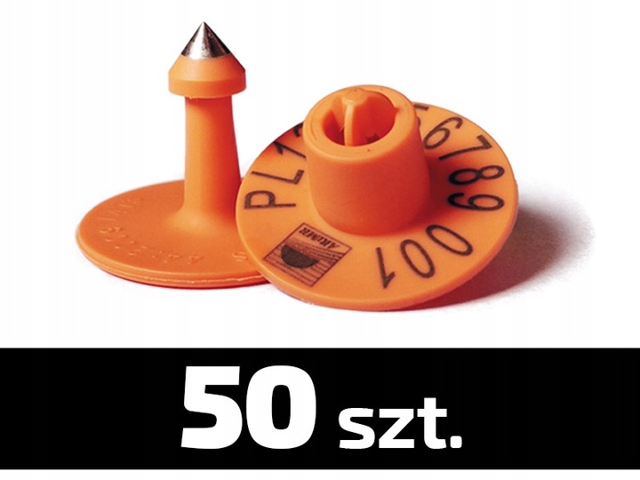 Kolczyki dla trzody chlewnej, świń - 50 szt.