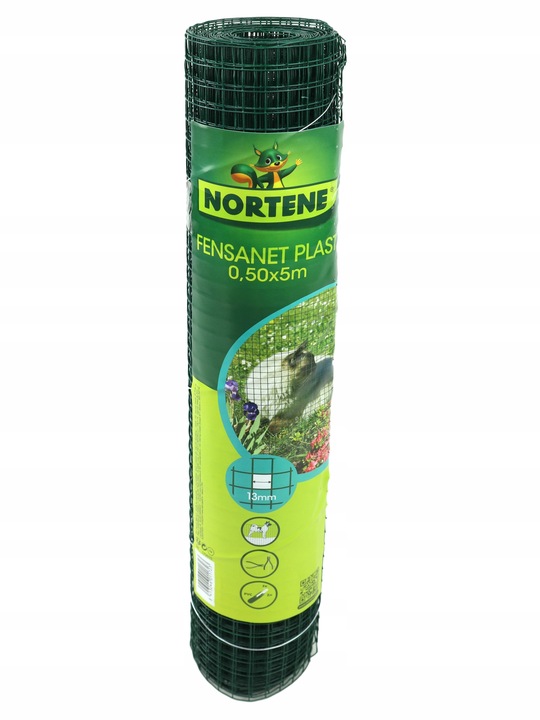 Siatka Hodowlana Metalowa Powlekana 0,5x5m 13x13mm 50cm Rabatowa Ogrodowa