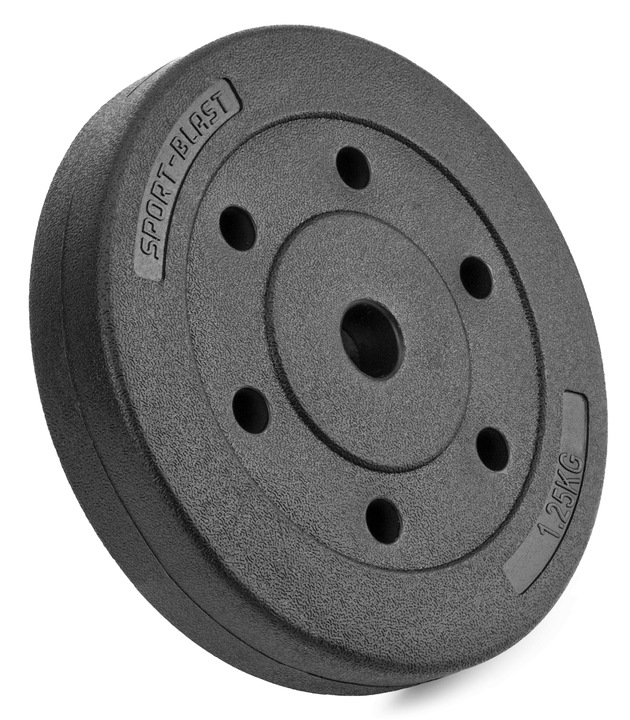 Zestaw kulturystyczny 50kg obciążenia bitumiczne gryf prosty 120cm 25mm