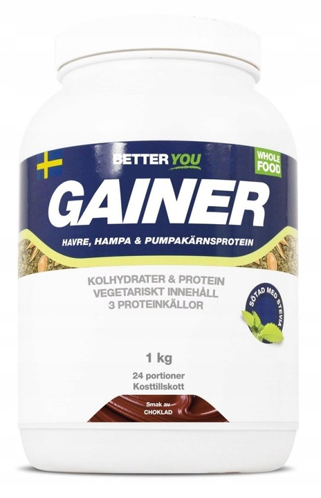 VEGAŃSKI GAINER BETTER YOU OWIES DYNIA KONOPIA