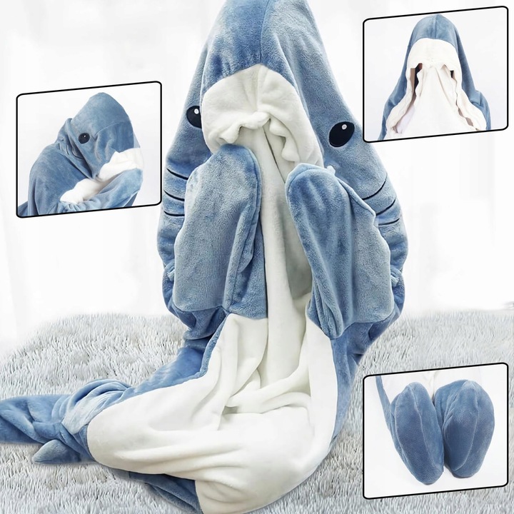 NOWY KOC Z REKINEM ŚPIWÓR 150*100CM rozmiar M, Zalecana wysokość 140-150CM