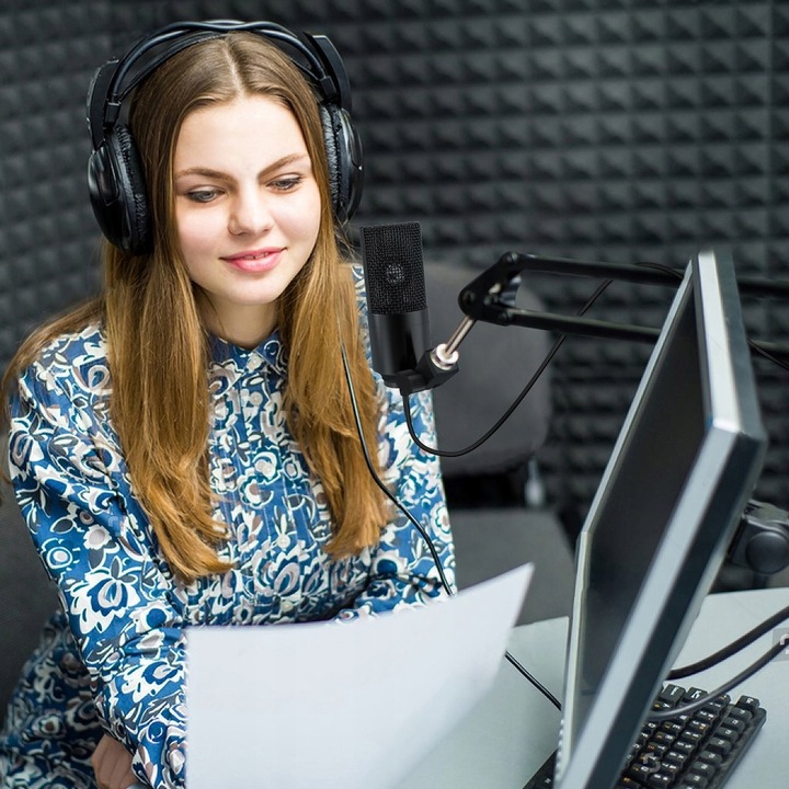 FIFINE T669 USB ZESTAW MIKROFONOWY STATYW POP FILTR DO KOMPUTERA PREMIUM