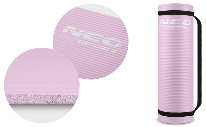 DUŻA MATA DO ĆWICZEŃ JOGI YOGA FITNESS GRUBA