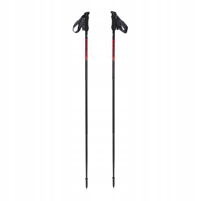 Kije trekkingowe Fizan Compact czerwone S20 59-132
