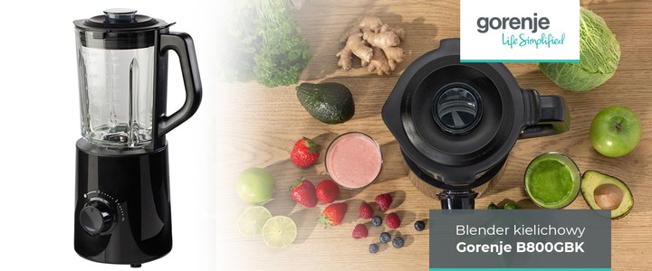 Blender kielichowy Gorenje B800GBK 800 W 2 prędkości