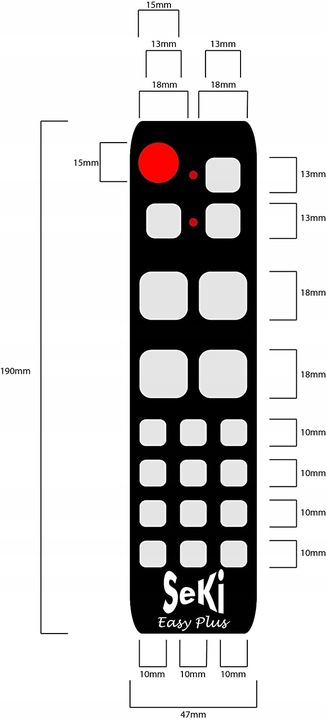 Pilot uniwersalny uczący SEKI EASY PLUS