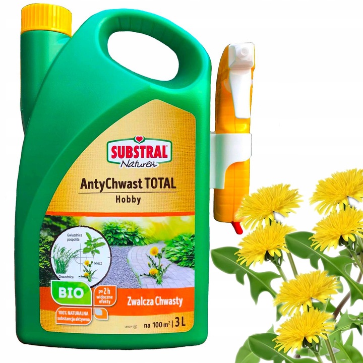 Środek naturalny na chwasty bio Antychwast Total RTU 3l Substral spray