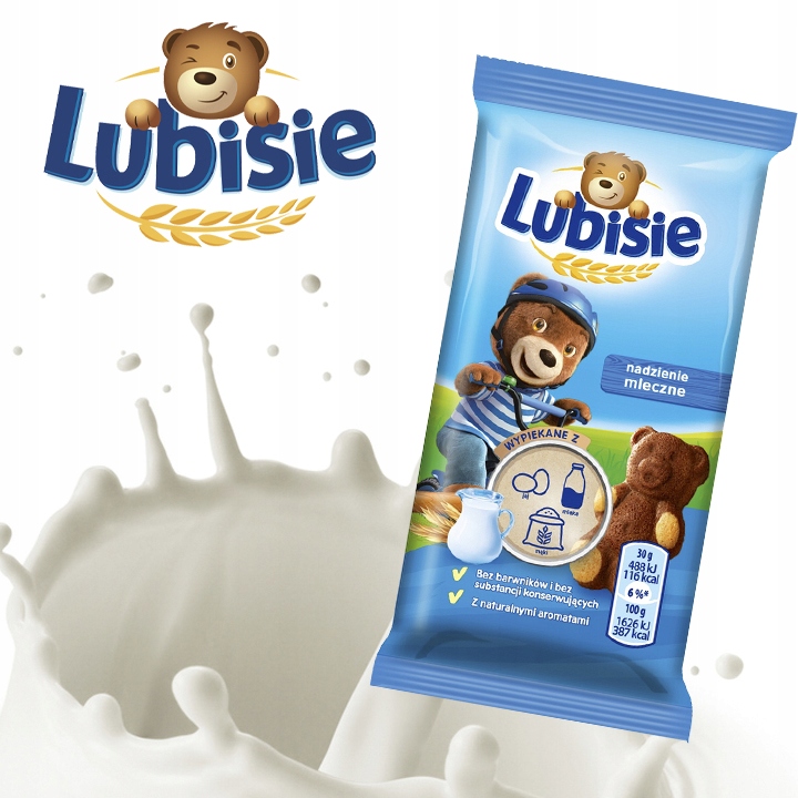 15x LUBISIE MLECZNE 30G